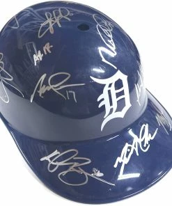 Sports-Autographs Detroit Tigers 2016 Team Signed Autographed Souvenir Full Size Batting Helmet AI COA Cabrera Kinsler Fulmer -Baseball Helmets and Caps Shop 3 a1f2ccf9 75ba 468b 91dc 8fb4081fb563 1024x1024