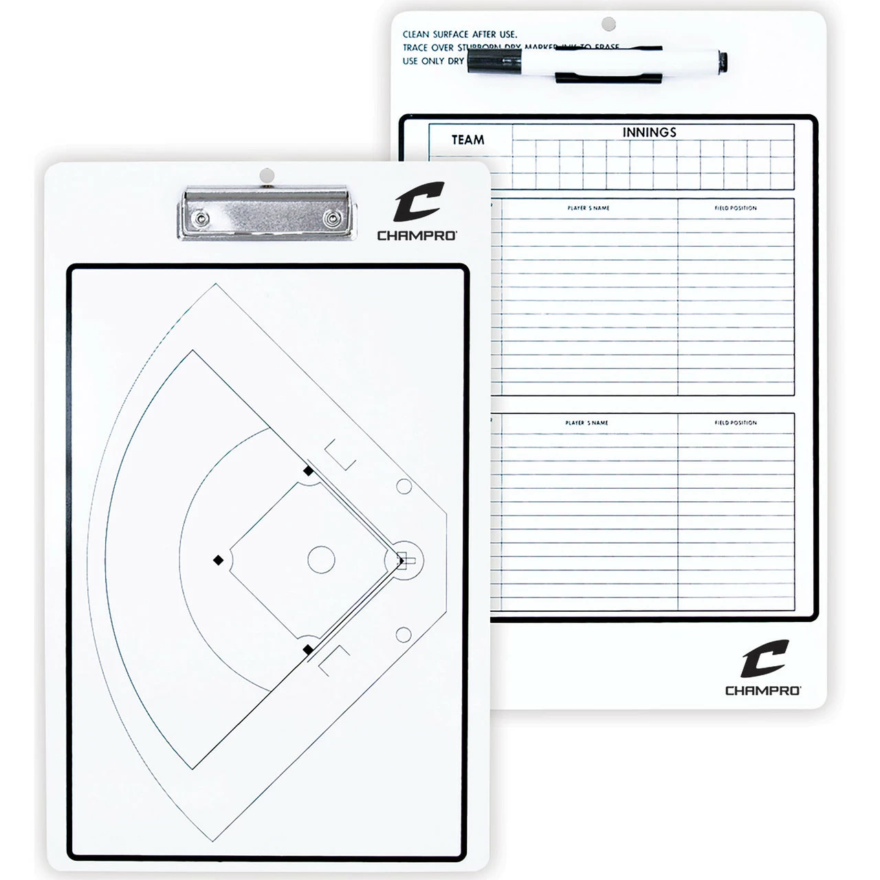 Champro 10"X16" Baseball/Softball Coach's Board 3 Champro 10"X16" Baseball/Softball Coach's Board
