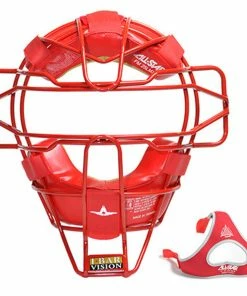 All-Star FM25LMX Traditional Catchers Facemask -Baseball Helmets and Caps Shop AllStarFM25LMXTraditionalCatchersMaskScarlet 27828.1595957494