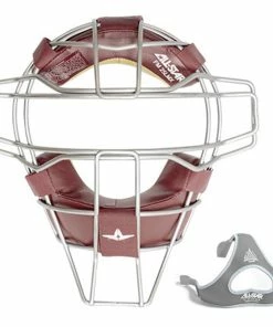 All-Star FM25TILMX Titanium Traditional Catchers Facemask -Baseball Helmets and Caps Shop AllStarFM25TILMXTitaniumTraditionalCatchersMaskMaroon 63927.1595967075