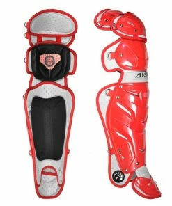 All-Star Adult System 7 Pro Leg Guards -Baseball Helmets and Caps Shop AllStarSystem7LG30WPROScarletLegGuards.1 04387.1596051239