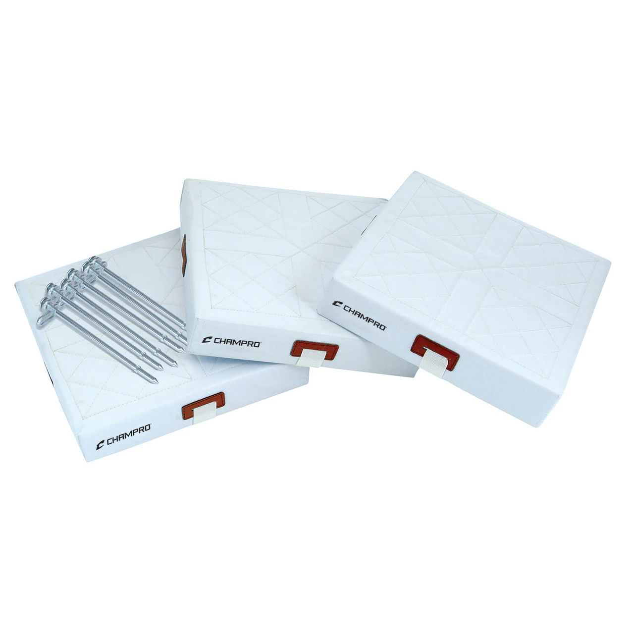 Champro 15" X 3" PVC Quilted Base Set 3 Champro 15" X 3" PVC Quilted Base Set