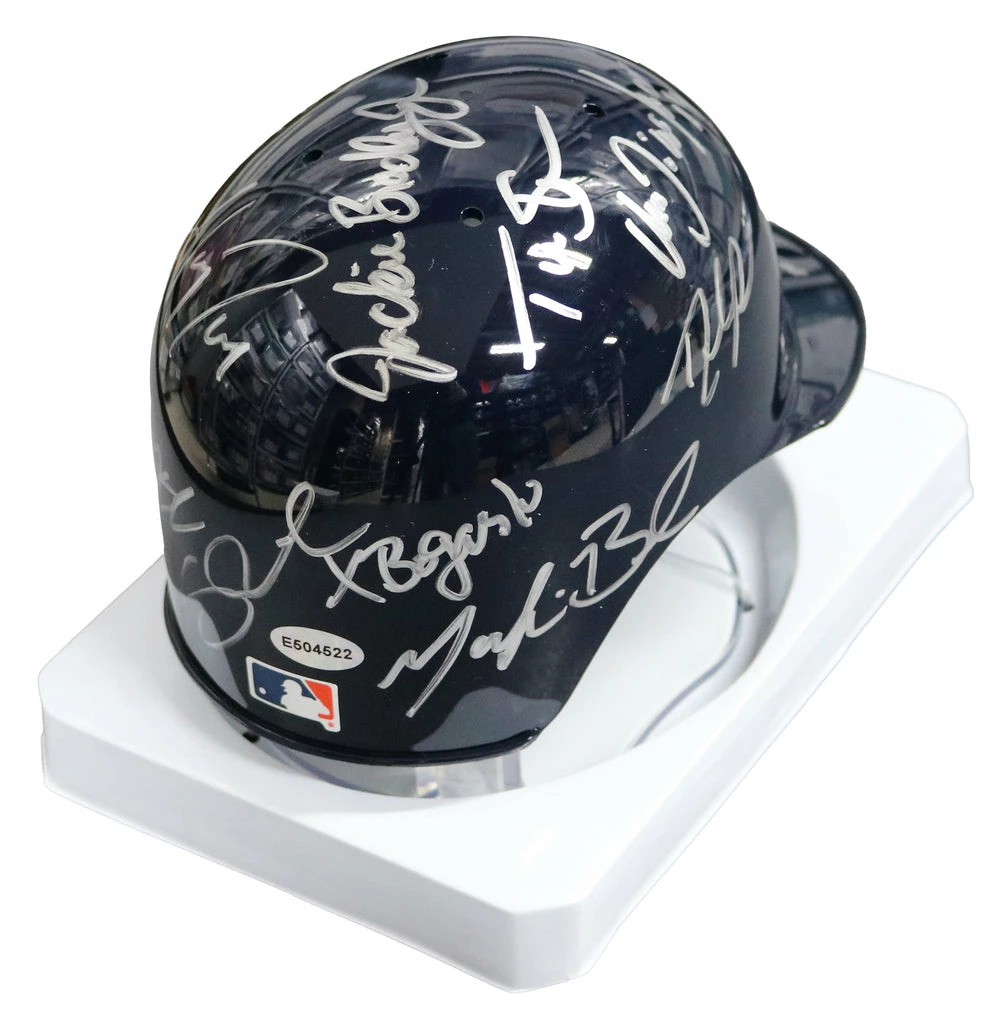 Sports-Autographs Boston Red Sox 2016 Team Signed Autographed Mini Batting Helmet Authenticated Ink COA Ortiz Betts Pedroia Price 7 Sports-Autographs Boston Red Sox 2016 Team Signed Autographed Mini Batting Helmet Authenticated Ink COA Ortiz Betts Pedroia Price - Image 5