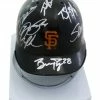 Sports-Autographs San Francisco Giants 2016 Team Signed Autographed Mini Batting Helmet Authenticated Ink COA Posey Bumgarner -Baseball Helmets and Caps Shop IMG 1707 1024x1024