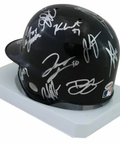 Sports-Autographs Pittsburgh Pirates 2016 Team Signed Autographed Mini Batting Helmet Authenticated Ink COA - Andrew McCutchen -Baseball Helmets and Caps Shop IMG 1890 1024x1024