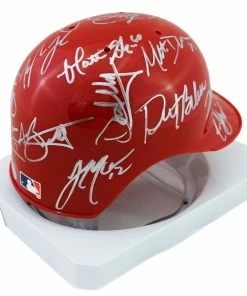 Sports-Autographs Washington Nationals 2016 Team Signed Autographed Mini Batting Helmet Authenticated Ink COA Bryce Harper -Baseball Helmets and Caps Shop IMG 1908 0828aa2e 2333 477c 82e6 2c0693150b4a 1024x1024