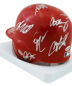 Sports-Autographs Philadelphia Phillies 2016 Team Signed Autographed Mini Batting Helmet Authenticated Ink COA Nola -Baseball Helmets and Caps Shop IMG 1974 5c2b5495 3910 4497 8db8 c68e2a9c2b82 1024x1024