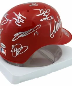 Sports-Autographs Philadelphia Phillies 2016 Team Signed Autographed Mini Batting Helmet Authenticated Ink COA Nola -Baseball Helmets and Caps Shop IMG 1978 1024x1024