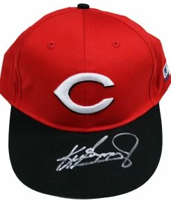 Sports-Autographs Ken Griffey Jr. Cincinnati Reds Signed Autographed Baseball Cap Hat Heritage Authentication COA