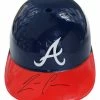 Sports-Autographs Ronald Acuna Jr. Atlanta Braves Signed Autographed Full Size Souvenir Baseball Batting Helmet Heritage Authentication COA