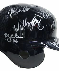 Sports-Autographs Tampa Bay Rays 2010 Team Signed Autographed MLB Replica Batting Helmet -Baseball Helmets and Caps Shop IMG 8717 1024x1024
