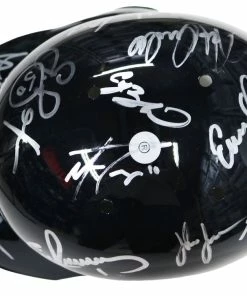 Sports-Autographs Tampa Bay Rays 2010 Team Signed Autographed MLB Replica Batting Helmet -Baseball Helmets and Caps Shop IMG 8719 1024x1024