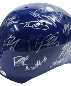 Sports-Autographs New York Mets 2015 World Series Team Signed Autographed MLB Replica Full Size Batting Helmet Authenicated Ink COA -Baseball Helmets and Caps Shop IMG 8742 1024x1024