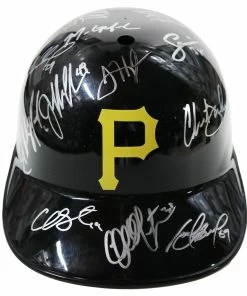 Sports-Autographs Pittsburgh Pirates 2015 Team Autographed Signed Souvenir Full Size Batting Helmet Authenticated Ink COA