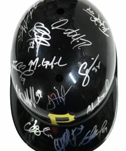 Sports-Autographs Pittsburgh Pirates 2015 Team Autographed Signed Souvenir Full Size Batting Helmet Authenticated Ink COA -Baseball Helmets and Caps Shop IMG 8785 5f7aa553 92c0 4f8d a297 bb11a7ec56b4 1024x1024