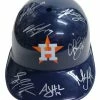 Sports-Autographs Houston Astros 2015 Team Autographed Signed Souvenir Full Size Batting Helmet Authenticated Ink COA