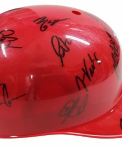 Sports-Autographs St. Louis Cardinals 2015 Team Autographed Signed Souvenir Full Size Batting Helmet Authenticated Ink COA -Baseball Helmets and Caps Shop IMG 8864 1024x1024