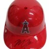 Sports-Autographs Mike Trout Los Angeles Angels Signed Autographed Full Size Souvenir Baseball Batting Helmet PAAS COA
