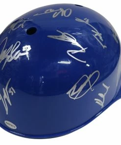 Sports-Autographs Kansas City Royals 2016 Team Signed Autographed Souvenir Full Size Batting Helmet Authenticated Ink COA -Baseball Helmets and Caps Shop IMG 9008 b20d482c f76a 4b53 8103 05eb0bd54f94 1024x1024