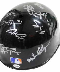 Sports-Autographs New York Mets 2015 World Series Team Signed Autographed Souvenir Full Size Batting Helmet Authenticated Ink COA - DeGrom Wright Syndergaard -Baseball Helmets and Caps Shop IMG 9308 4d05c10a f4fb 4565 b9b7 974cf9cce01e 1024x1024