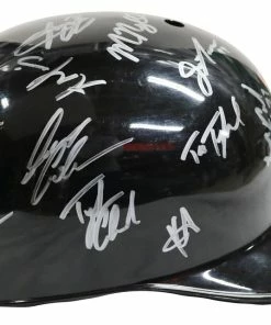 Sports-Autographs New York Mets 2015 World Series Team Signed Autographed Souvenir Full Size Batting Helmet Authenticated Ink COA - DeGrom Wright Syndergaard -Baseball Helmets and Caps Shop IMG 9309 0b6f1395 806b 48d0 9291 91cbcc6713bb 1024x1024
