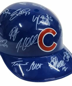 Sports-Autographs Chicago Cubs 2015 Team Signed Autographed Souvenir Full Size Batting Helmet Authenticated Ink COA Bryant Rizzo -Baseball Helmets and Caps Shop IMG 9318 bb65306e 4ff0 48d3 ba80 028a103ea0f6 1024x1024