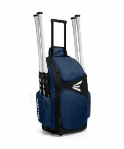 Easton Traveler Stand-Up Wheeled Bag -Baseball Helmets and Caps Shop TRAVELERSTANDUP NAVY 26712.1596122602
