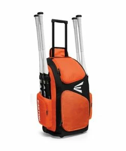 Easton Traveler Stand-Up Wheeled Bag -Baseball Helmets and Caps Shop TRAVELERSTANDUP ORANGE 36266.1596122602