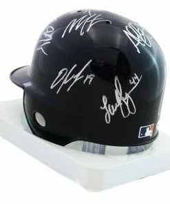 Sports-Autographs Houston Astros 2015 Team Signed Autographed Mini Batting Helmet Authenticated Ink COA -Baseball Helmets and Caps Shop astros15miniai1c 1024x1024
