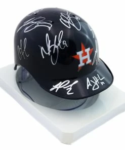 Sports-Autographs Houston Astros 2015 Team Signed Autographed Mini Batting Helmet Authenticated Ink COA -Baseball Helmets and Caps Shop astros15miniai1e 1024x1024