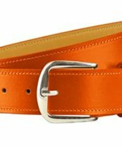 Champro Leather Belt -Baseball Helmets and Caps Shop champro adult leather baseball belts Orange 10514.1595092929