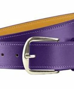 Champro Leather Belt -Baseball Helmets and Caps Shop champro adult leather baseball belts Purple 42135.1595092929