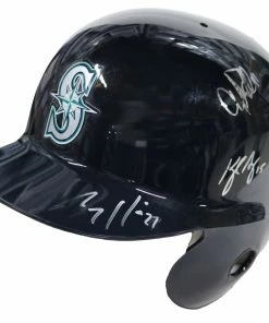 Sports-Autographs Seattle Mariners 2014 Signed Autographed MLB Replica Batting Helmet - Kyle Seager