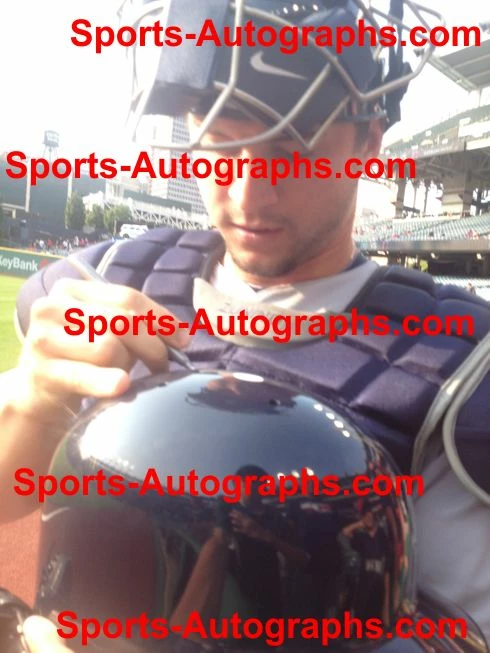 Sports-Autographs Seattle Mariners 2014 Signed Autographed MLB Replica Batting Helmet - Kyle Seager 8 Sports-Autographs Seattle Mariners 2014 Signed Autographed MLB Replica Batting Helmet - Kyle Seager - Image 6