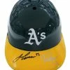 Sports-Autographs Mark McGwire And Jose Canseco Oakland Athletics A's Bash Brothers Signed Autographed Full Size Souvenir Replica Batting Helmet Pinpoint COA -Baseball Helmets and Caps Shop mcgwirecansecohelmetpp2a 1024x1024