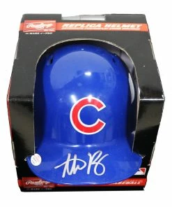Sports-Autographs Anthony Rizzo Chicago Cubs Signed Autographed Mini Helmet PAAS COA