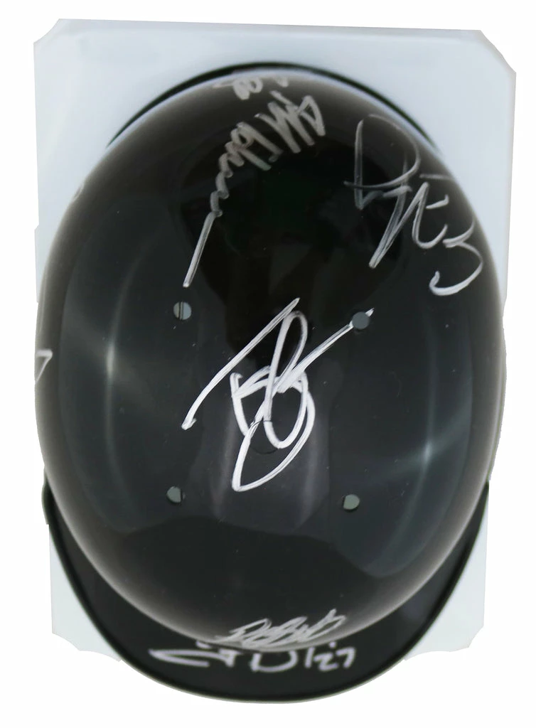 Sports-Autographs Colorado Rockies 2013-16 Team Signed Autographed Mini Batting Helmet Authenticated Ink COA Arenado 8 Sports-Autographs Colorado Rockies 2013-16 Team Signed Autographed Mini Batting Helmet Authenticated Ink COA Arenado - Image 6