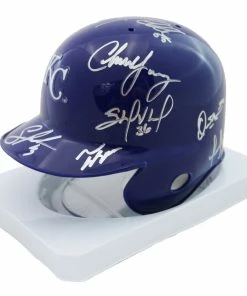 Sports-Autographs Kansas City Royals 2015 World Series Champions Team Signed Autographed Mini Batting Helmet Authenticated Ink COA Perez Hosmer Cain 11 Sports-Autographs Kansas City Royals 2015 World Series Champions Team Signed Autographed Mini Batting Helmet Authenticated Ink COA Perez Hosmer Cain -Baseball Helmets and Caps Shop royals15minihelmetai4d 1024x1024