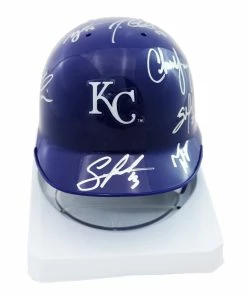 Sports-Autographs Kansas City Royals 2015 World Series Champions Team Signed Autographed Mini Batting Helmet Authenticated Ink COA Perez Hosmer Cain 12 Sports-Autographs Kansas City Royals 2015 World Series Champions Team Signed Autographed Mini Batting Helmet Authenticated Ink COA Perez Hosmer Cain -Baseball Helmets and Caps Shop royals15minihelmetai4e 1024x1024
