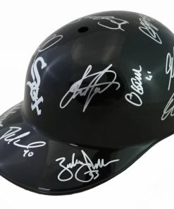 Sports-Autographs Chicago White Sox 2015-16 Team Signed Autographed Souvenir Full Size Batting Helmet Authenticated Ink COA Jose Abreu -Baseball Helmets and Caps Shop whitesox16helmetai16f 1024x1024