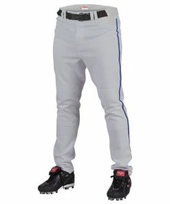 Rawlings Premium Semi-Relaxed Fit Piped Baseball Pants -Baseball Helmets and Caps Shop ypro150pbgr pdp xl 52327.1596117825