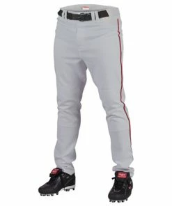 Rawlings Premium Semi-Relaxed Fit Piped Baseball Pants -Baseball Helmets and Caps Shop ypro150pbgs pdp xl 02326.1596117824