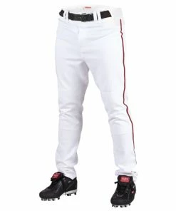 Rawlings Premium Semi-Relaxed Fit Piped Baseball Pants -Baseball Helmets and Caps Shop ypro150pws pdp xl 96326.1596117824